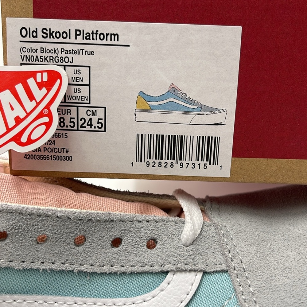 Vans WMNS Old Skool Platform (Color Block) Pastel/True
VN0A5KRG80J
Platforms - Picture 16 of 16
